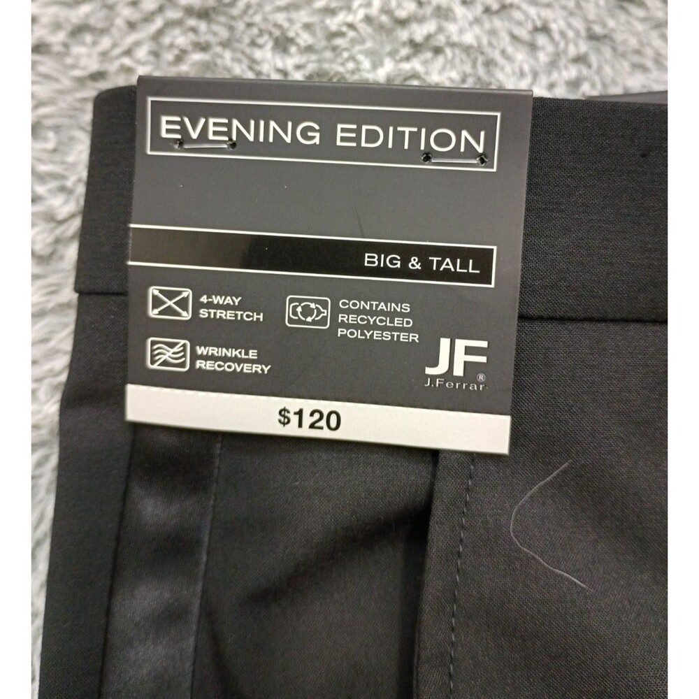 NEW J Ferrar Dress Pants Mens 52x32 Adjustec Evening Edition Stretches up to 2" - Picture 8 of 13